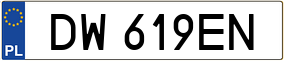 Truck License Plate